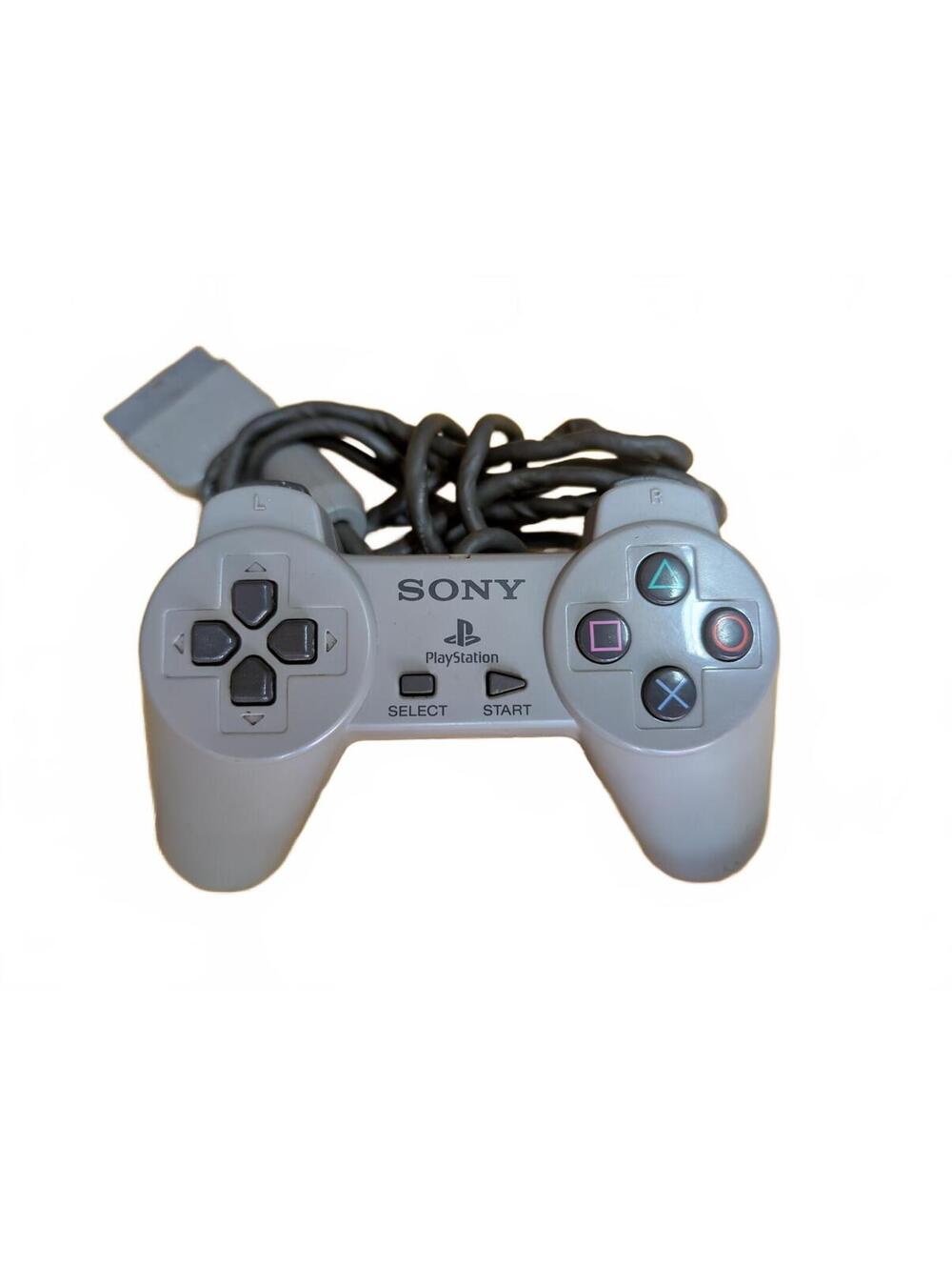 Sony PlayStation SCPH-1080 OEM Wired Controller PS1 Retro Gray